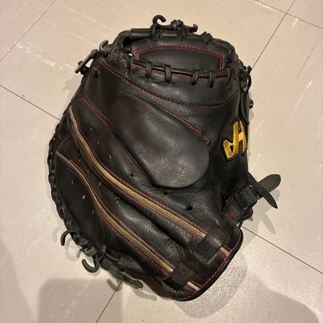 美品　ハタケヤマ　キャッチャーミット　公式戦対応　値段交渉可能