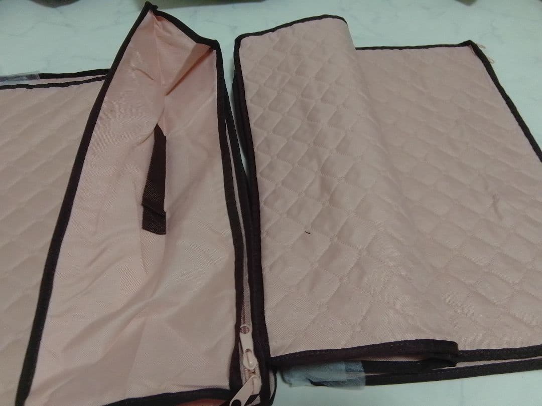 ☆未使用☆ テイジン 乾っとパック 大×4枚 ライトピンク 布団 収納 ケース