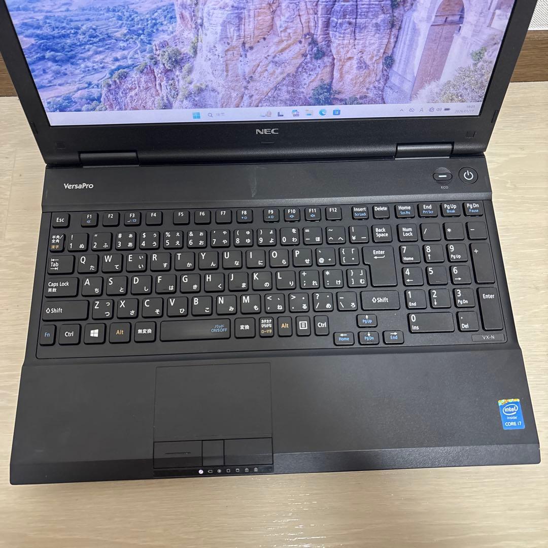NEC ノートパソコン VK25LX i7 8GB 256GB