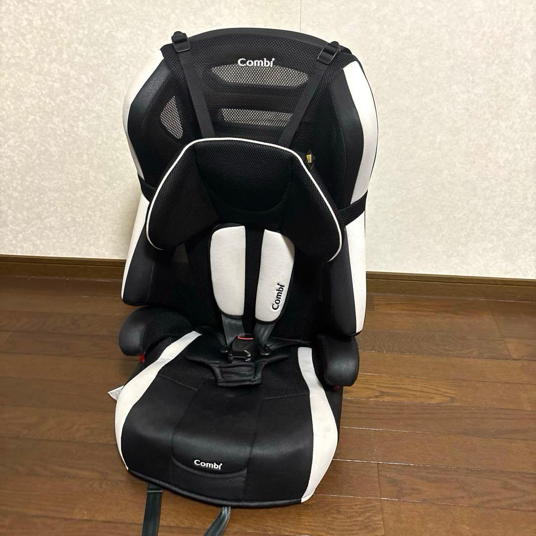 【美品】Combi ジョイトリップ エッグショック ブラック ジュニアシート