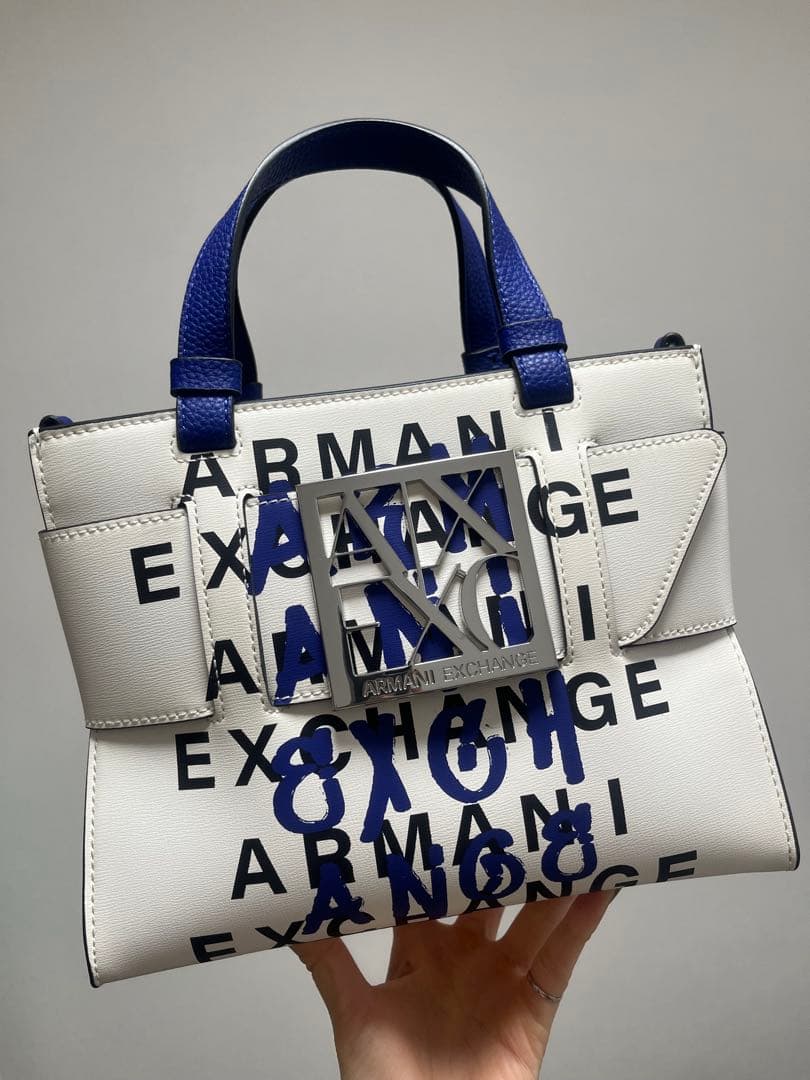 キラー様 Armani Exchange ロゴハンドバッグ