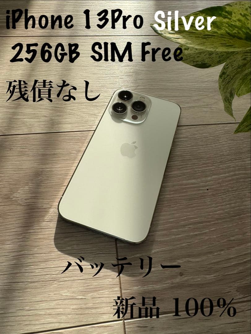 スマートフォン本体 iPhone 13 Pro Silver 256GB SIM Free