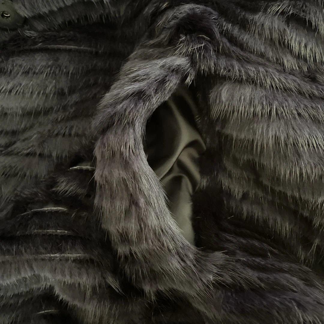 VIOLETA ダークネイビーファーベスト