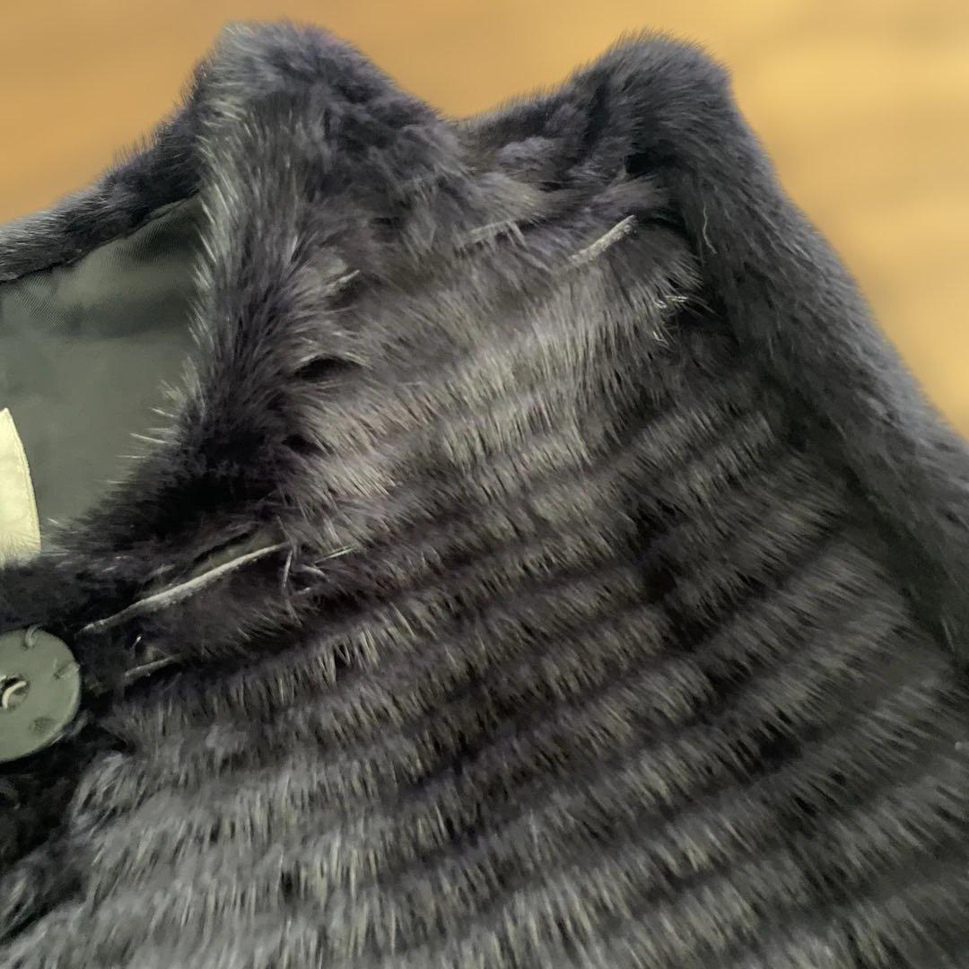 VIOLETA ダークネイビーファーベスト