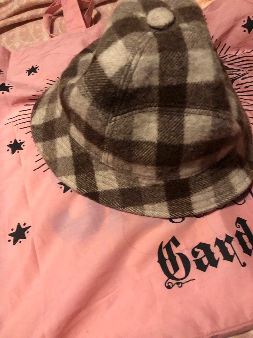 GUCCI チェック柄 バケットハット