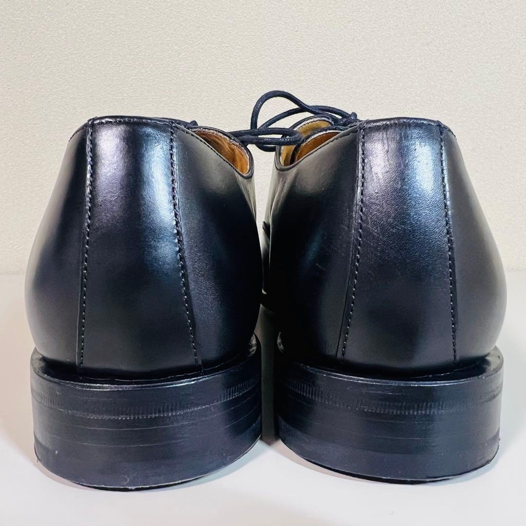 【未使用に近い】バーウィック ストレートチップ 2428 UK7 ブラック 革靴