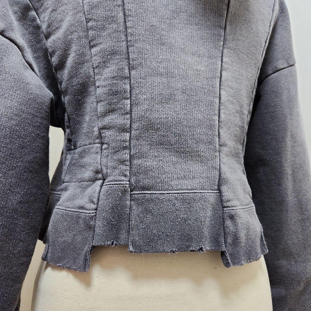 【メゾンミハラヤスヒロMMY24-25aw】クロップドパーカー/ダメージ加工36