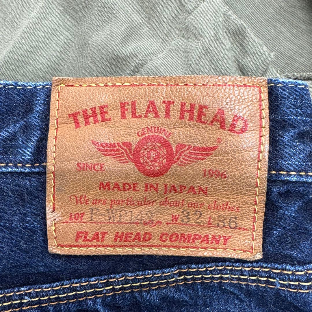 FLAT HEAD F-WP143 ワイドストレート　デニムパンツ
