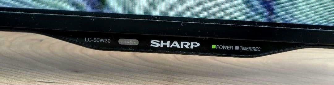 【美品！送料込み 】SHARP シャープ50インチ LC-50W30　AQUOS