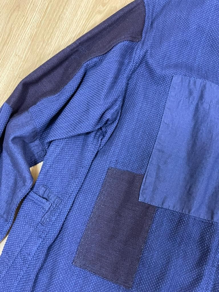 BLUE BLUEJAPANパッチワークジャケット M 新品 定価77,000円
