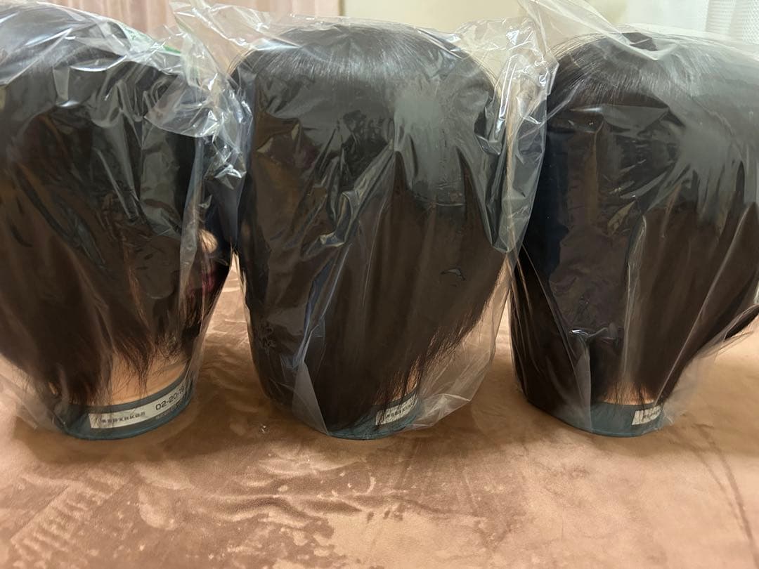 新品 美容師実技試験用 標準使用モデルヴィッグ マネキン 3体セット