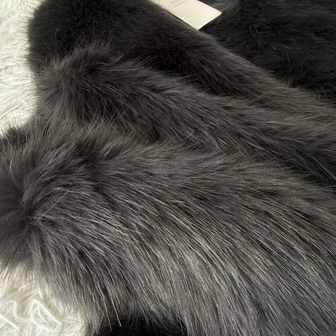 23区 新品 44（XL）定価33000円 高級 毛足長め エコファーベスト