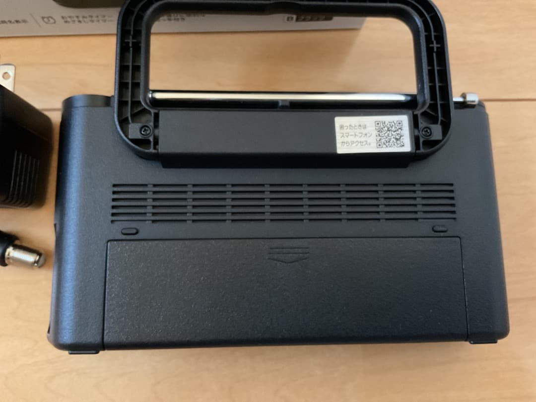 超美品　SONY XDR-56TV ワンセグTV音声受信ラジオ　ブラック