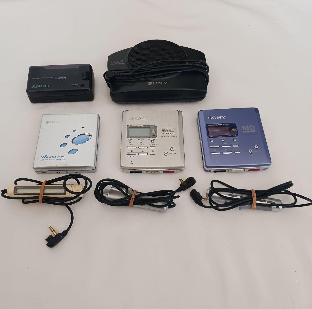 ば*こ様 【ジャンク】SONY MDウォ-クマン3台他セット⁡