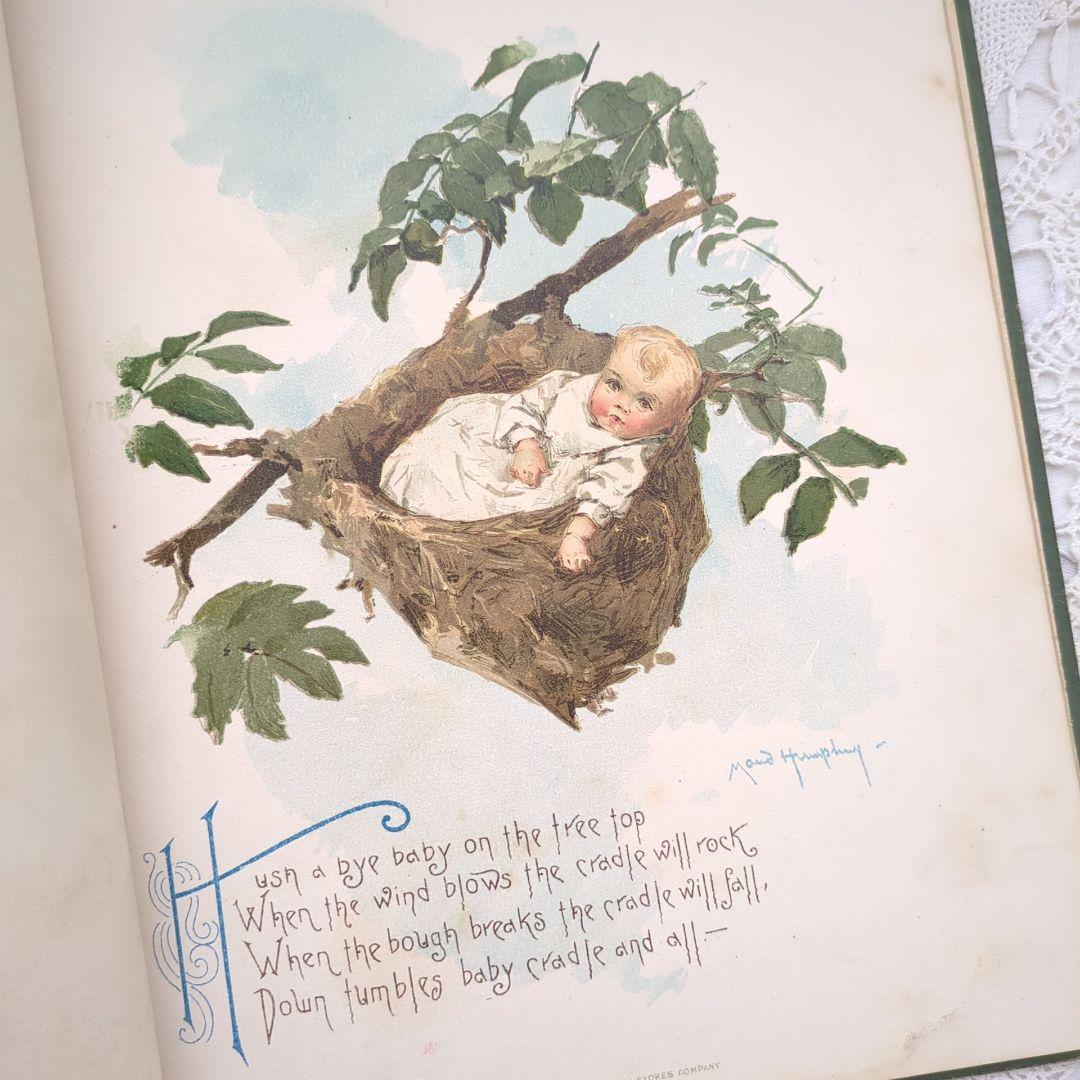 超稀少1891アンティーク絵本 洋書 児童書 ヴィクトリアン モードハンフリー