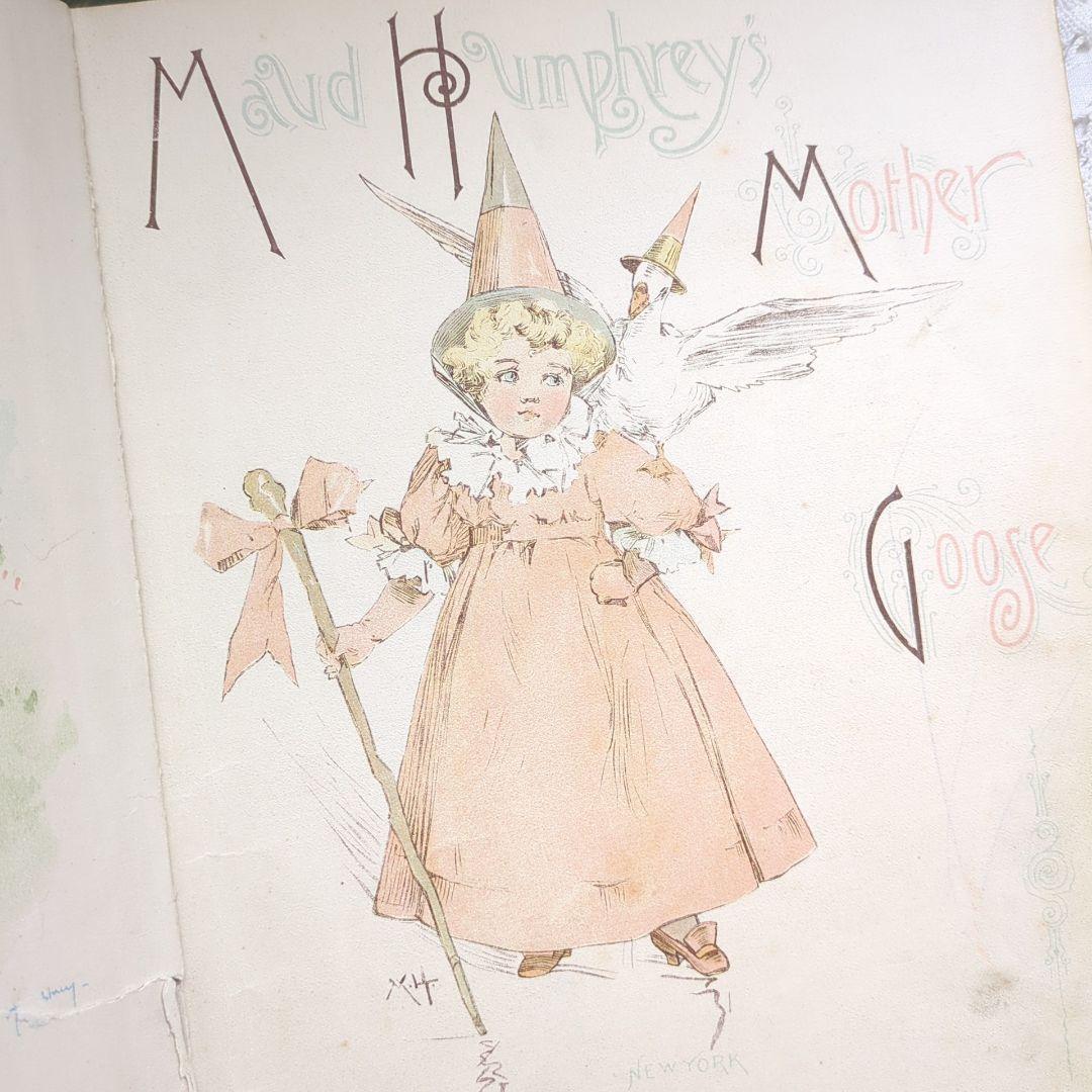 超稀少1891アンティーク絵本 洋書 児童書 ヴィクトリアン モードハンフリー