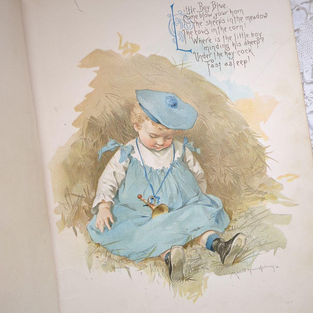 超稀少1891アンティーク絵本 洋書 児童書 ヴィクトリアン モードハンフリー