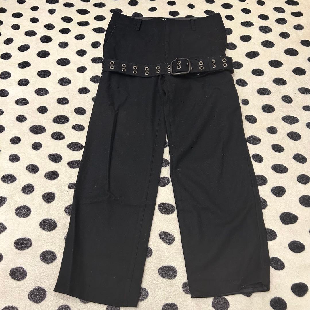 JUNYA WATANABE JR-P032 ブラック スラックス S サイズ