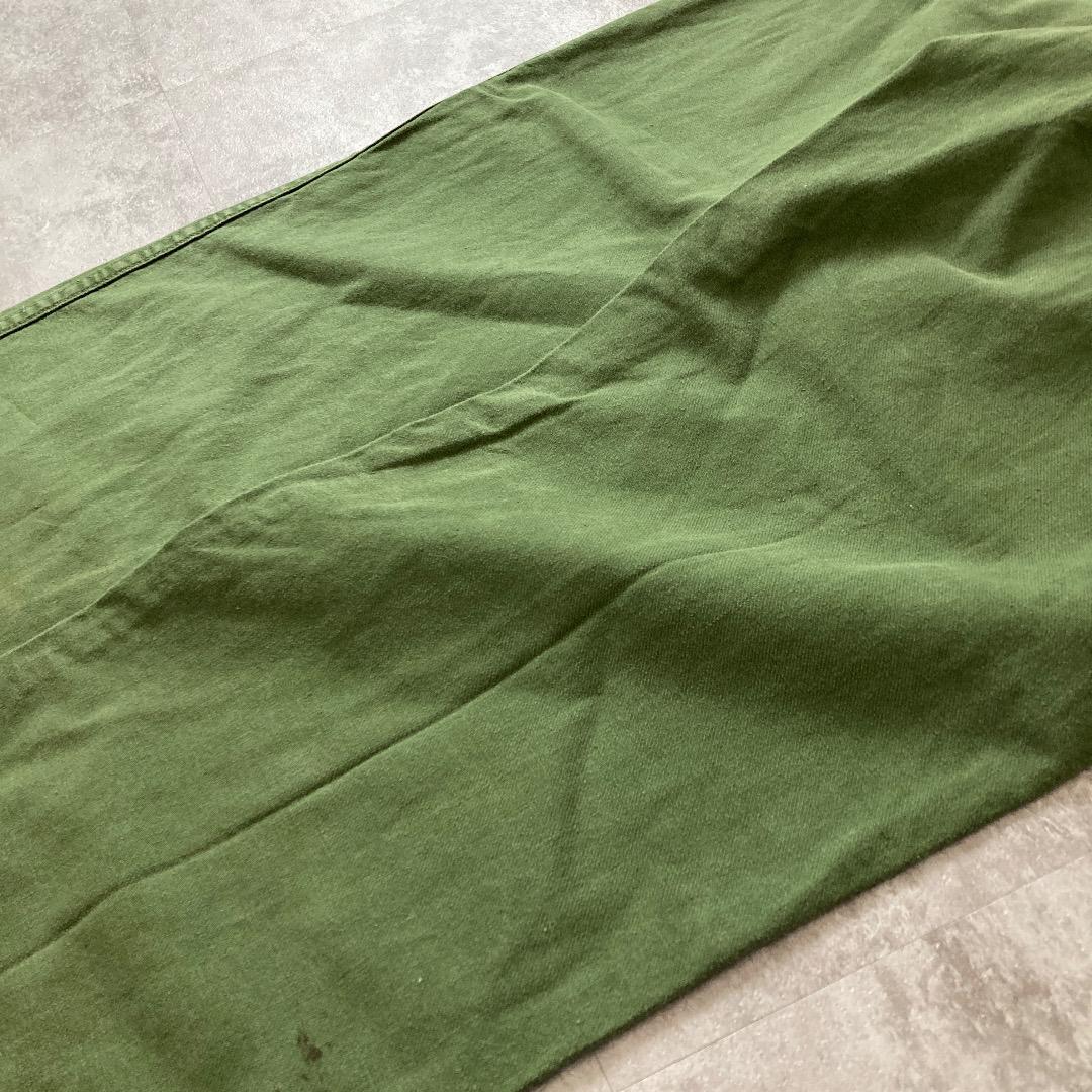 70s スウェーデン軍 実物 ユーティリティパンツ カーキ Size C48