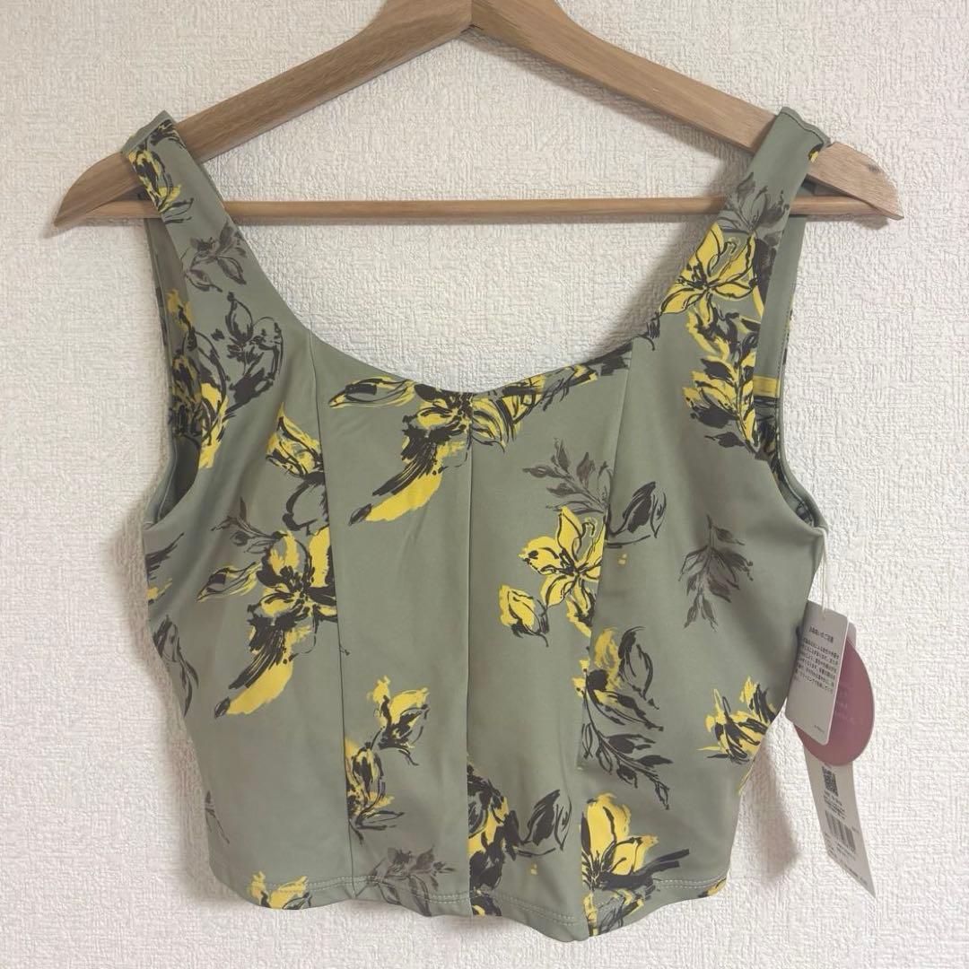 オリジナルフラワー柄トップス&レギンス / 色:KKI サイズ:1