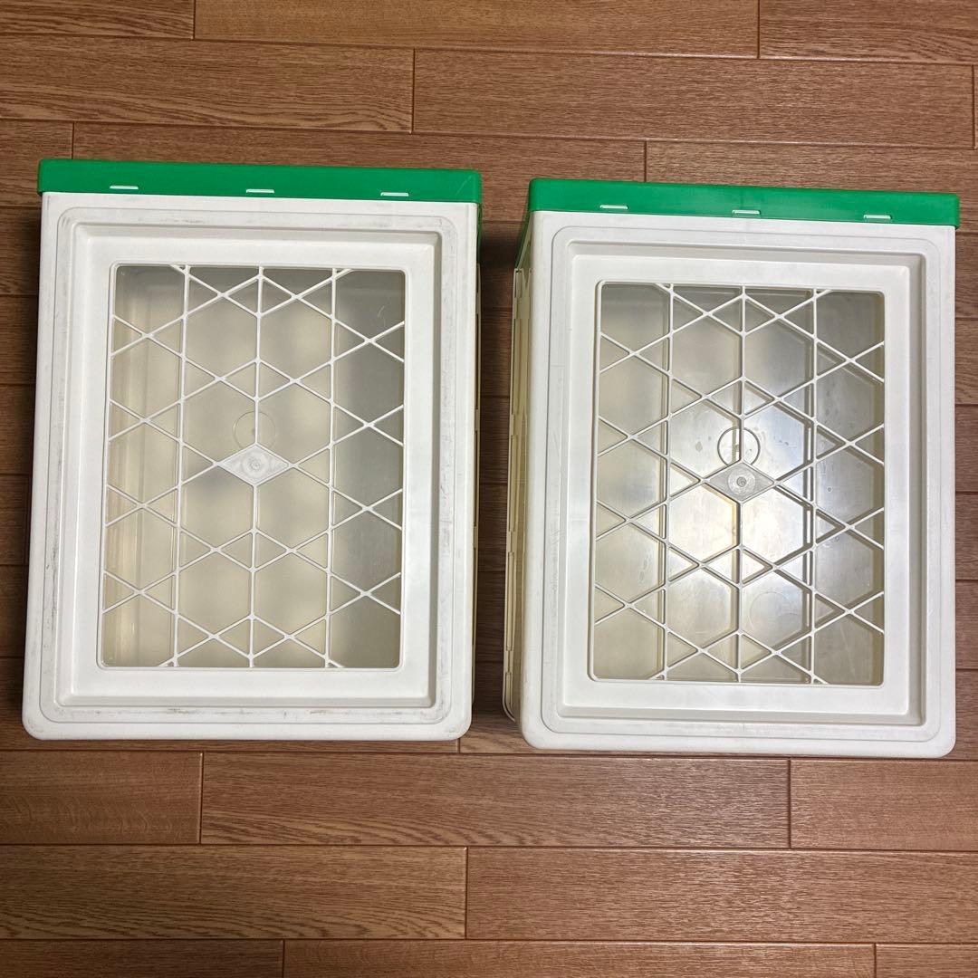 けろけろけろっぴ　収納ケース2個 1991年製　平成レトロ