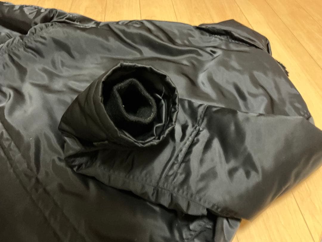 ヒステリックグラマー　ブラック ミリタリージャケット ファー付き　希少Lサイズ