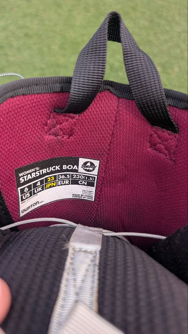 23.0cm　BURTON　スノーボードブーツ STARSTRUCK BOA