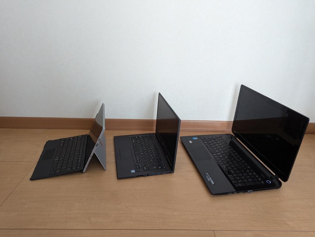 ノートPC 3台 Surface dynabook Lavie