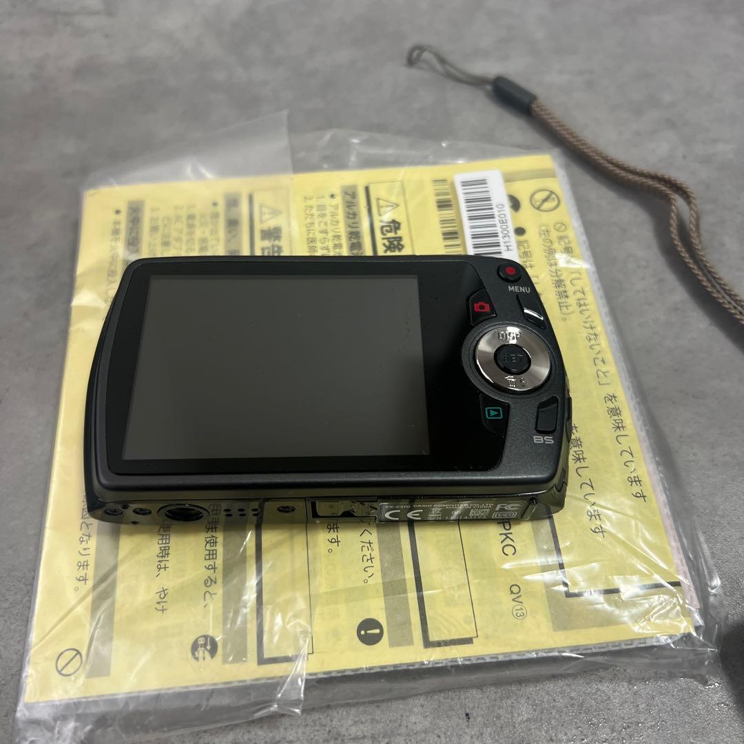 【未使用級 】CASIO エクシリム EX-Z370 黒ブラック 純正充電器
