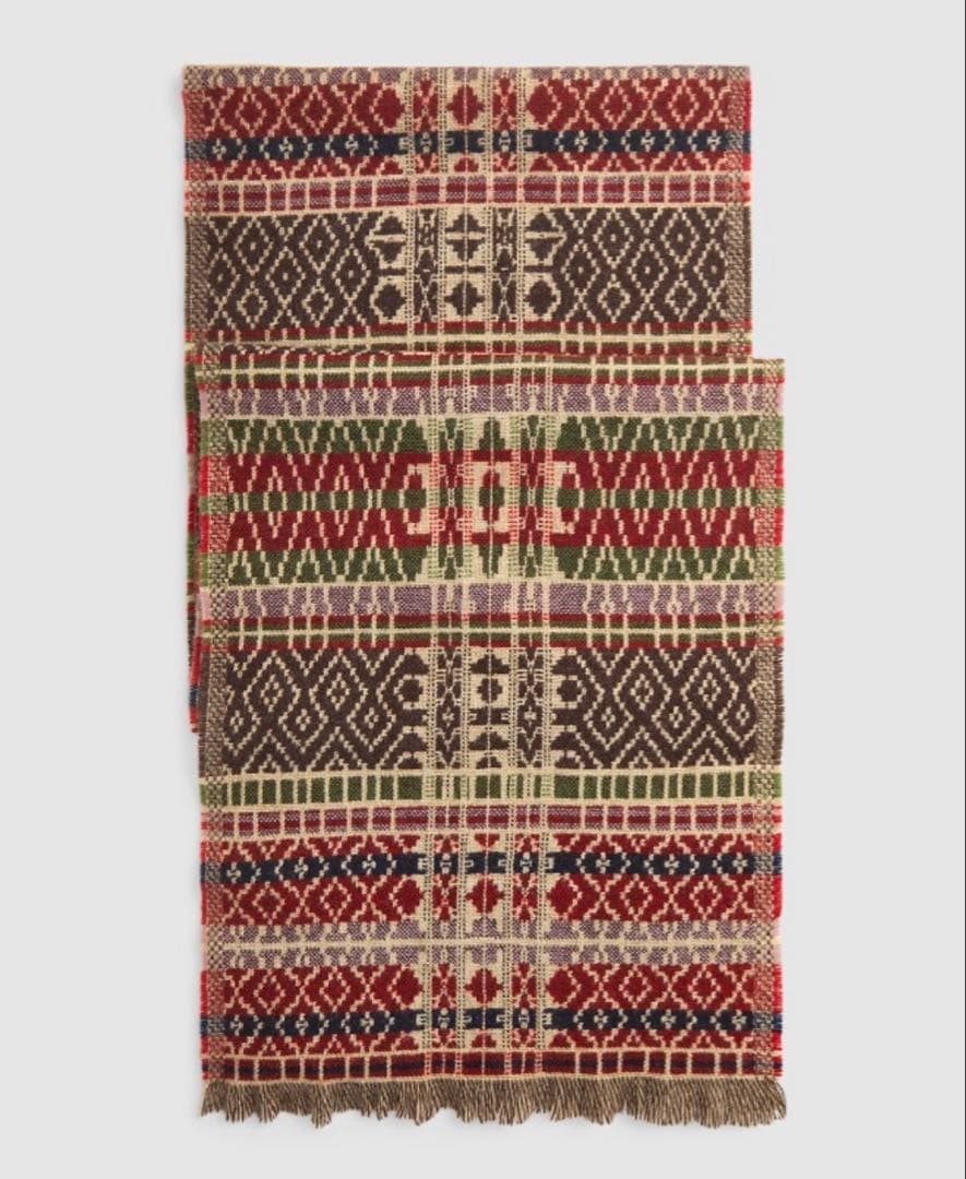 新品*RRL*コットン ジャカード スカーフ　 *ダブルアールエル