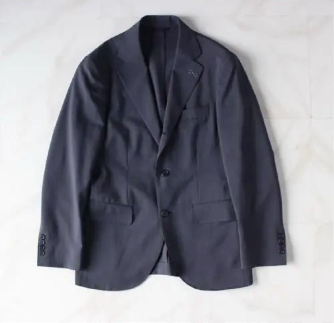 【新品未使用】SHIPS テーラードジャケット L トラベルスーツ グレー