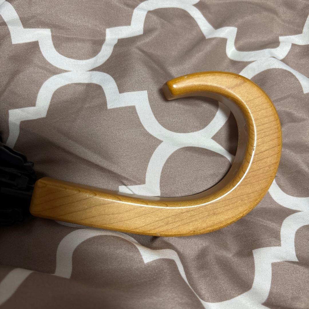 サンバリア100 二段折 フリル付き 木曲がり ネイビー　おまけ付き