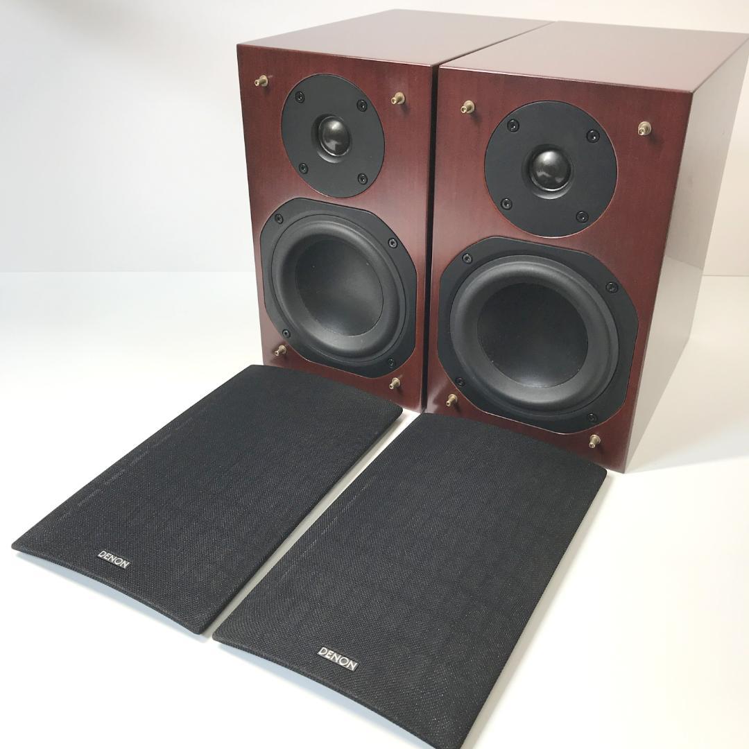 【美品】DENON 2way ブックシェルフスピーカー SC-E777