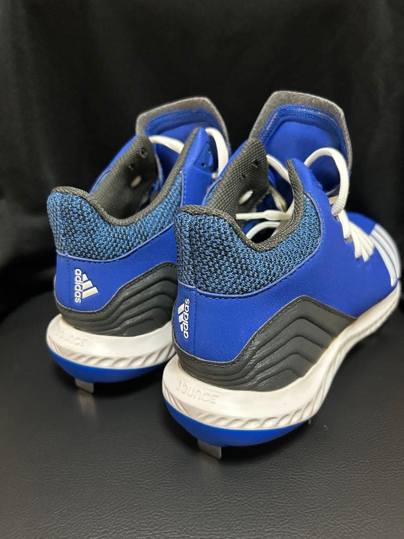 adidas Icon Bounce Mid 野球スパイク 27cmブルー未使用