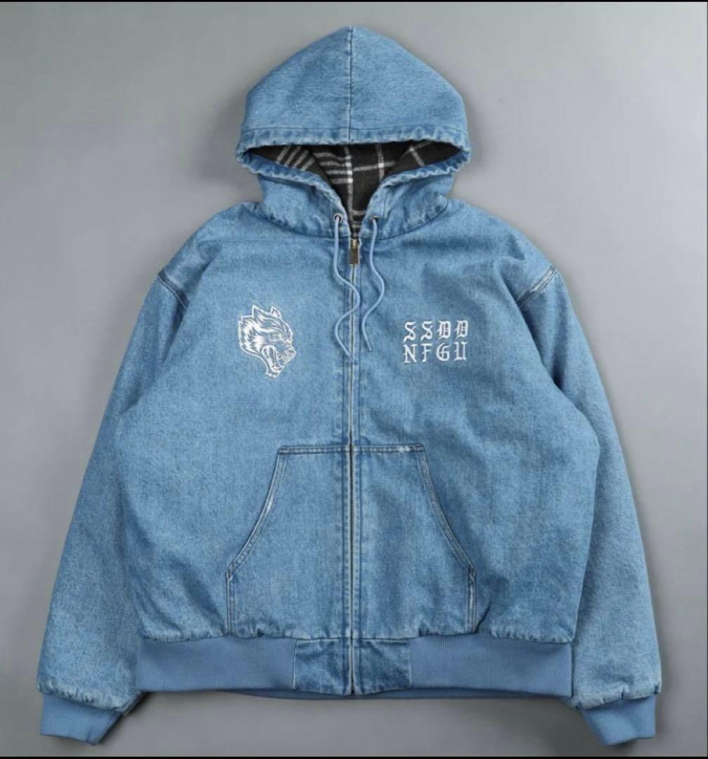 鮫*様 darc sport デニムパーカージャケット