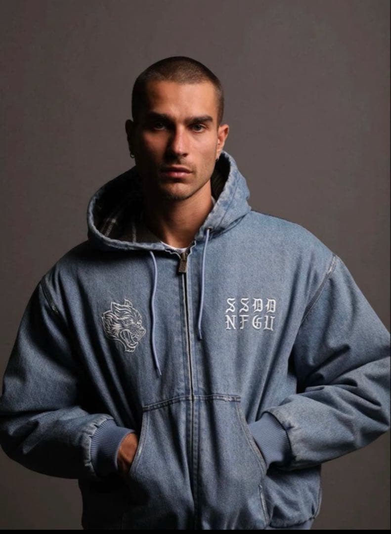 鮫*様 darc sport デニムパーカージャケット