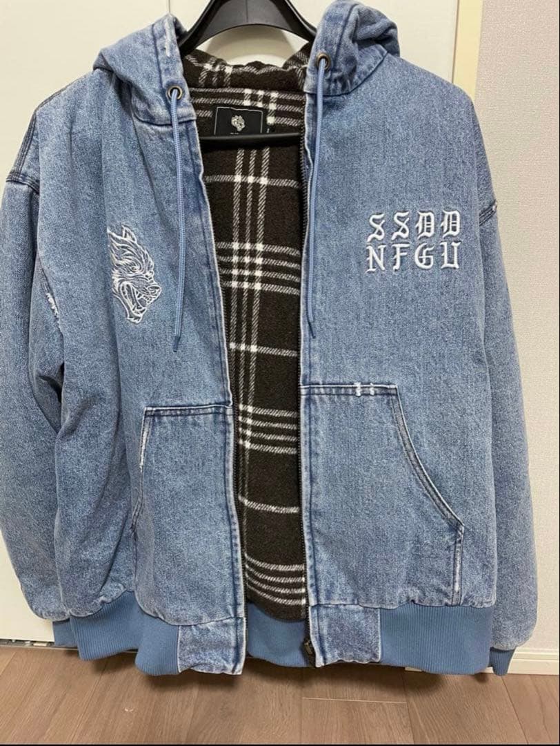 鮫*様 darc sport デニムパーカージャケット