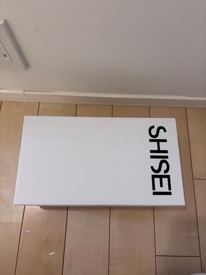 SHISEI ブラック ポインテッドトゥ フラットシューズ