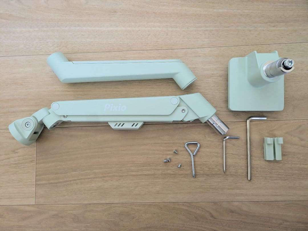 アイスランドポピー Pixio ゲーミングモニター モニターアーム セット