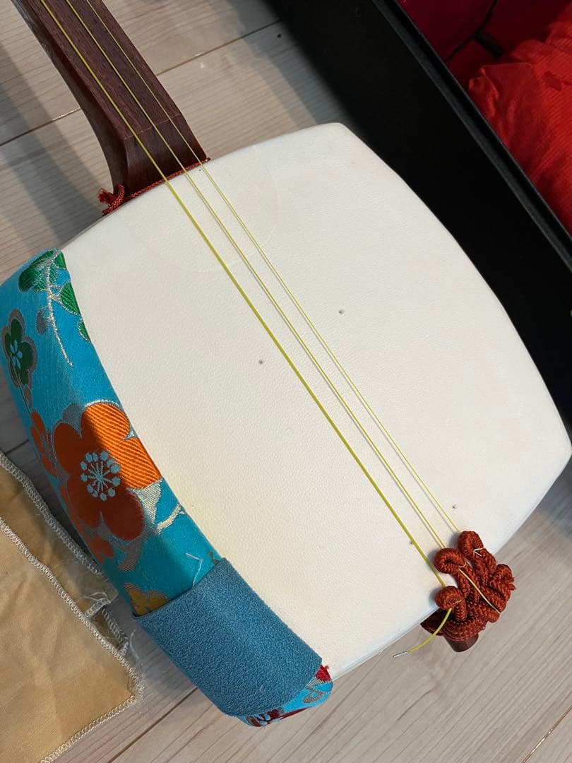 太竿三味線　東さわりつき　ハードケース　美品
