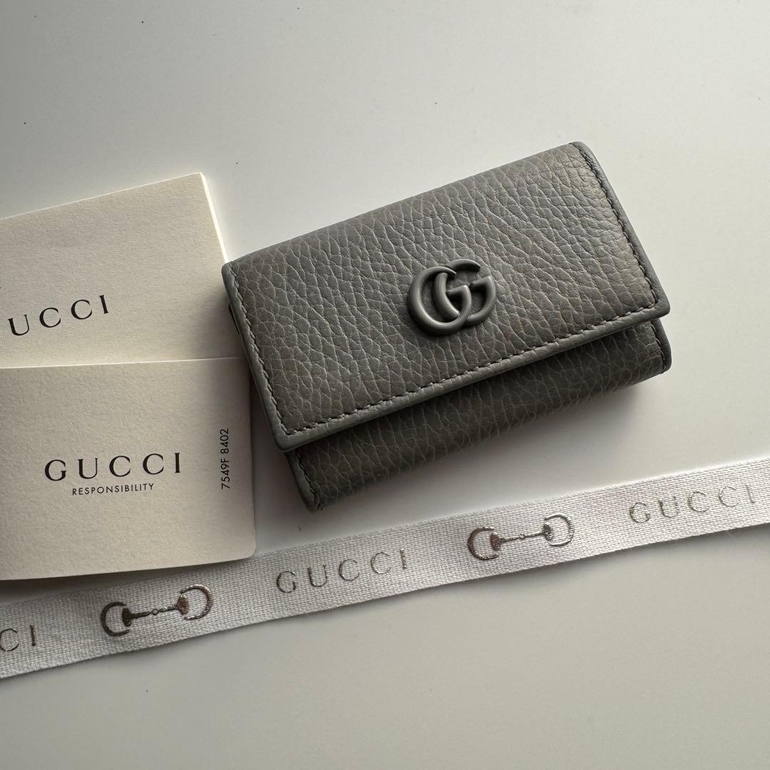 【美品】 203 GUCCI グッチ マーモント キーケース