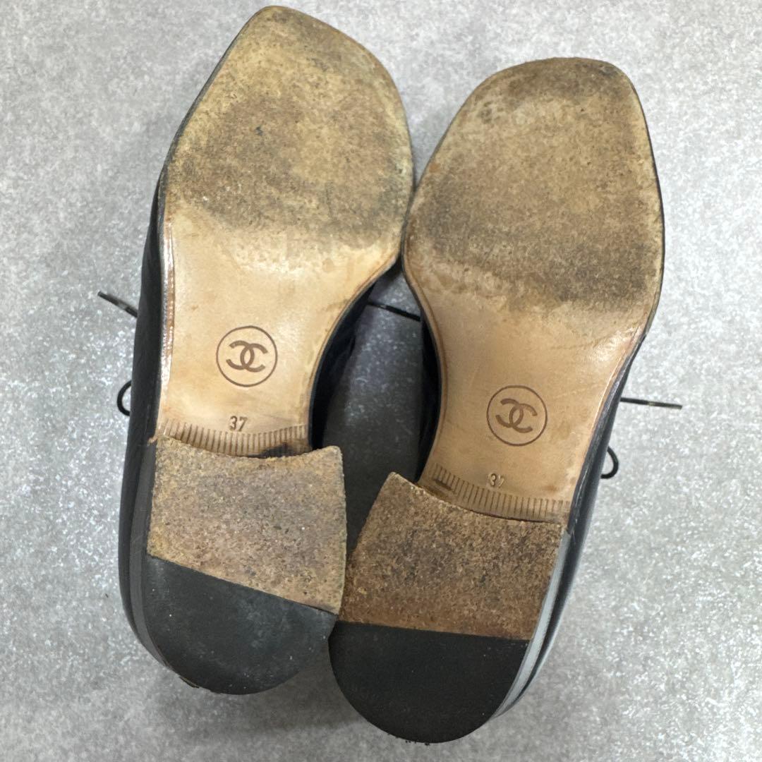 CHANEL シャネル ドレスシューズ ローファー ブラック