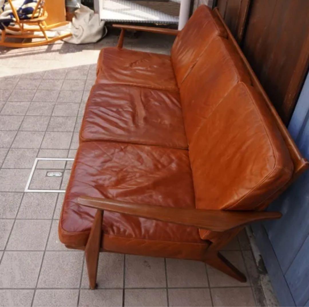 ACME Furniture(アクメファニチャー)DELMARレザー 3Pソファ