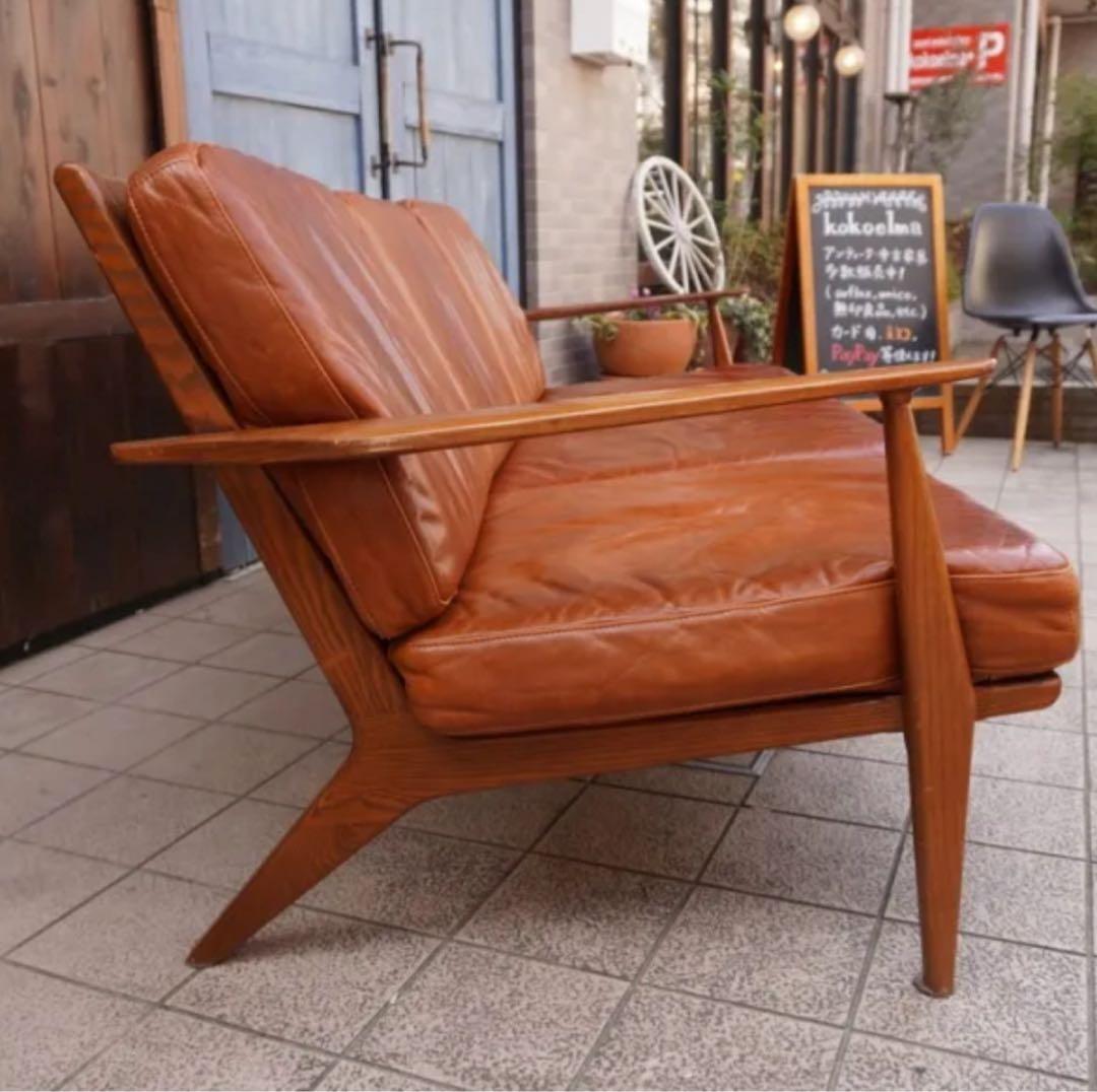 ACME Furniture(アクメファニチャー)DELMARレザー 3Pソファ