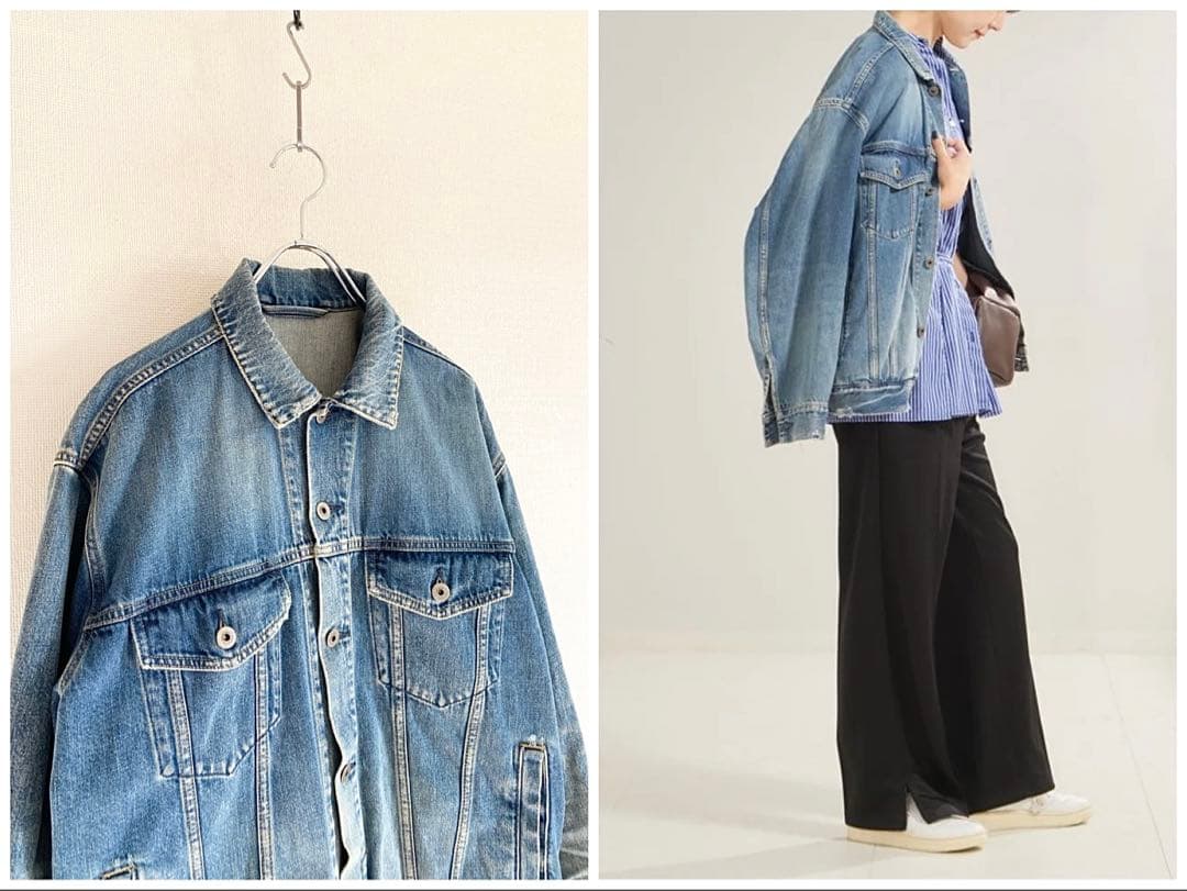 2024AW Plage Damaged デニムジャケット 38