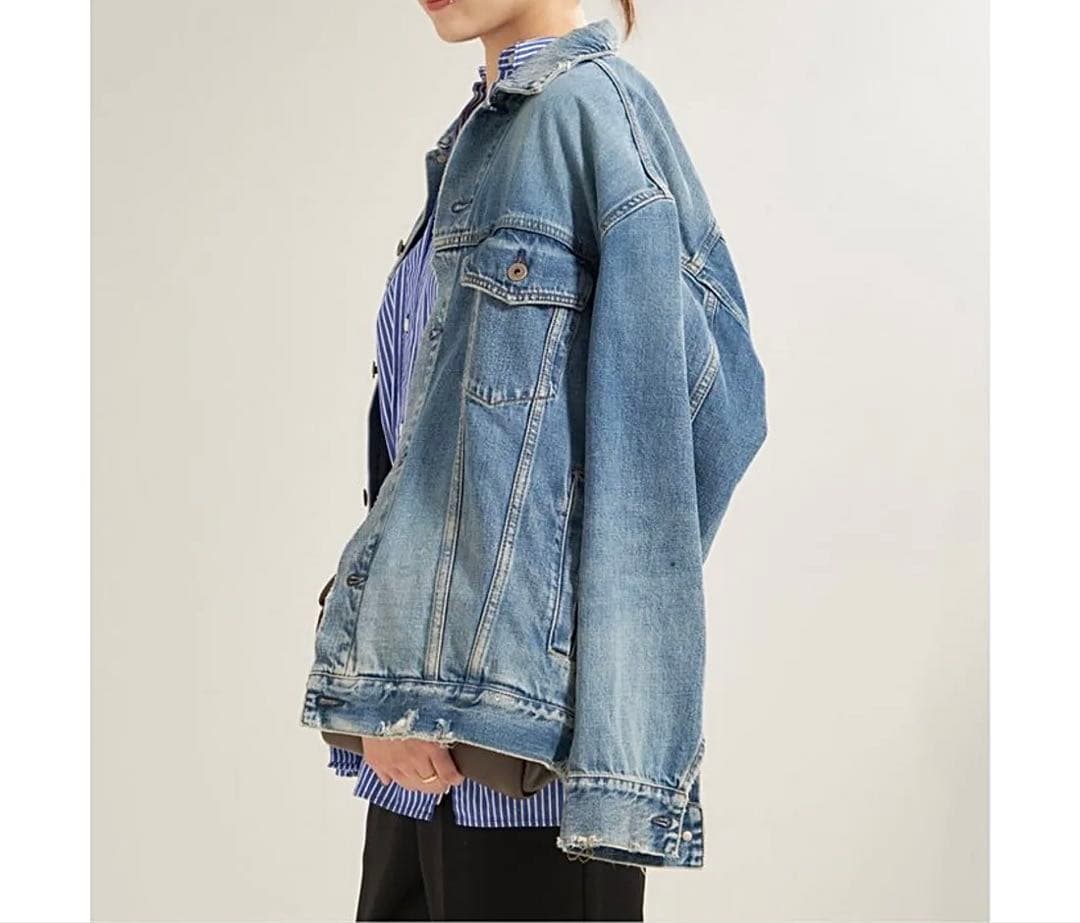 2024AW Plage Damaged デニムジャケット 38