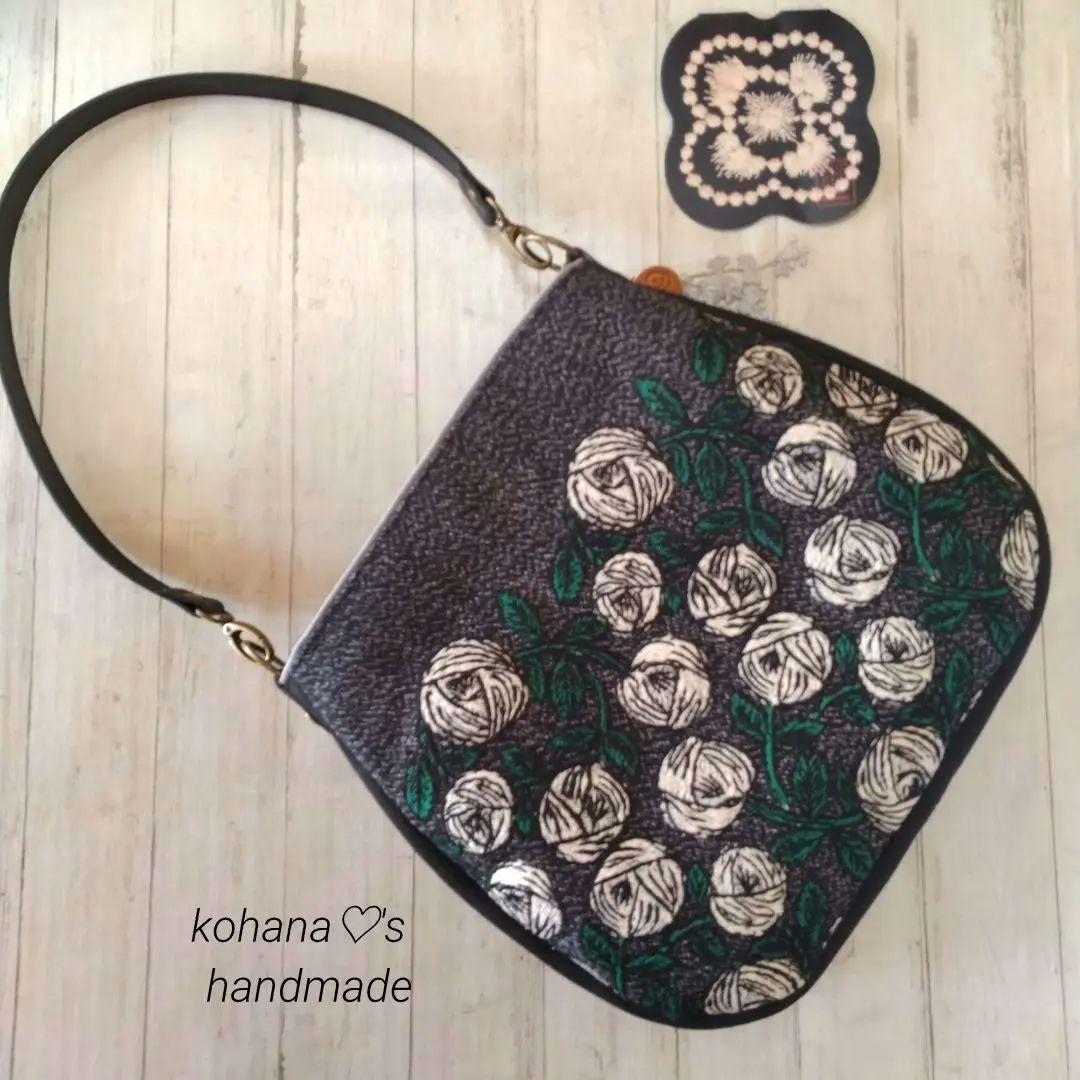 ❀新色❀ハンドメイドஐ..ラウンドショルダーバッグ∂бミナペルホネン⚮̈