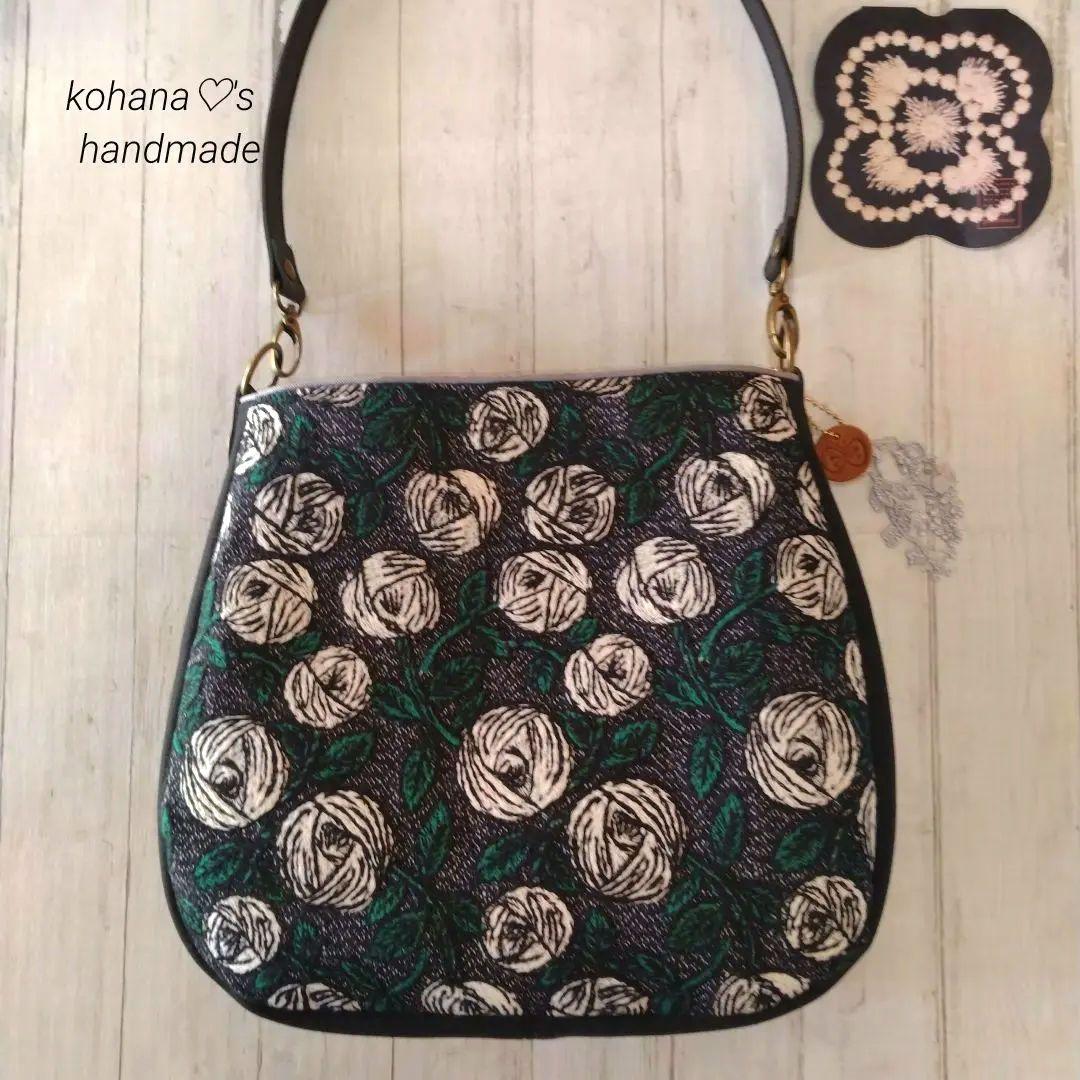 ❀新色❀ハンドメイドஐ..ラウンドショルダーバッグ∂бミナペルホネン⚮̈