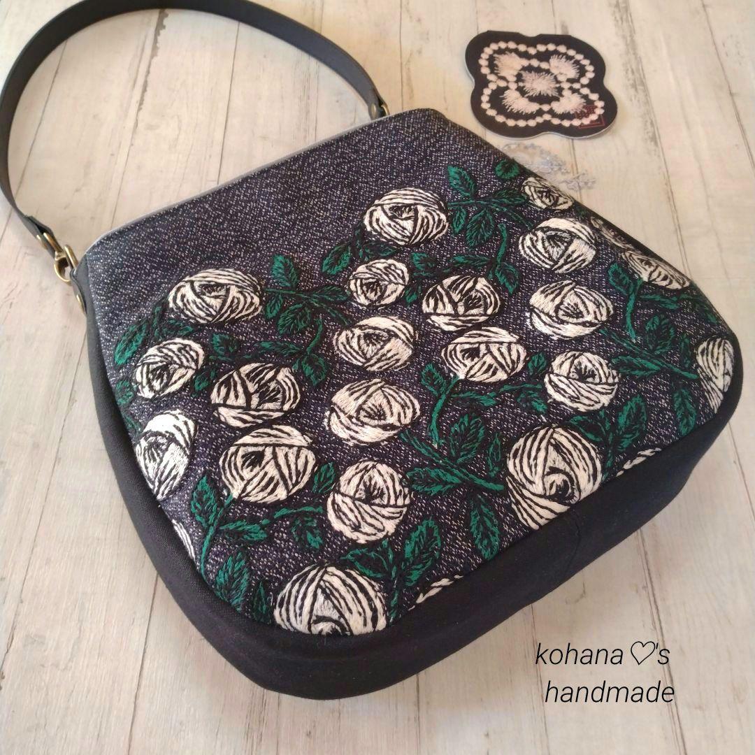 ❀新色❀ハンドメイドஐ..ラウンドショルダーバッグ∂бミナペルホネン⚮̈