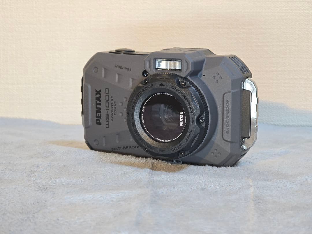 【新品未使用】PENTAX WG-1000 グレー 防水カメラ